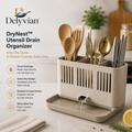 Delyvian™ DryNest Utensil Drain Organizer
